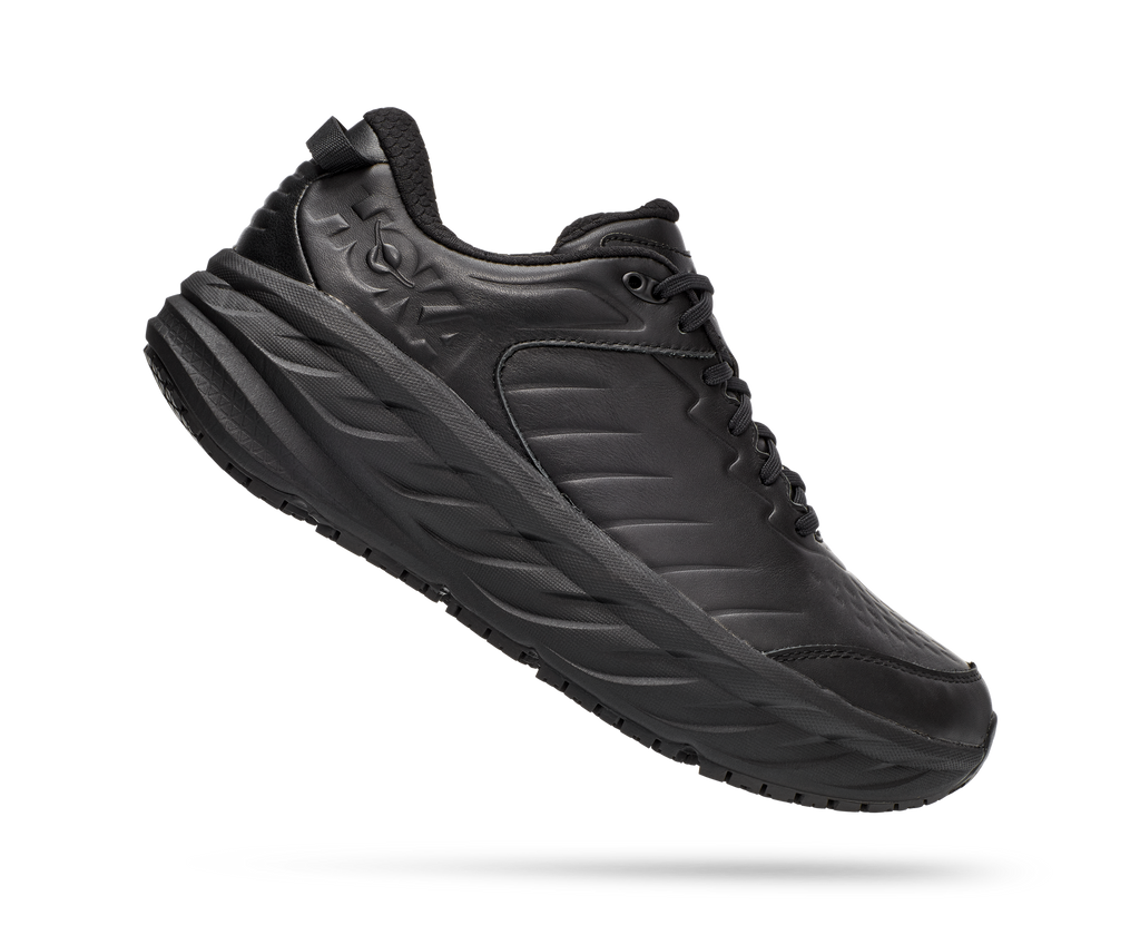HOKA Men's Bondi SR - BLACK / BLACK (Wide)