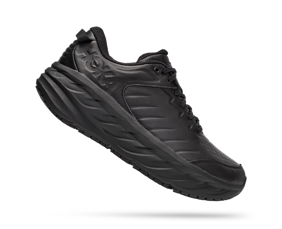 HOKA Men's Bondi SR - BLACK / BLACK (Wide)