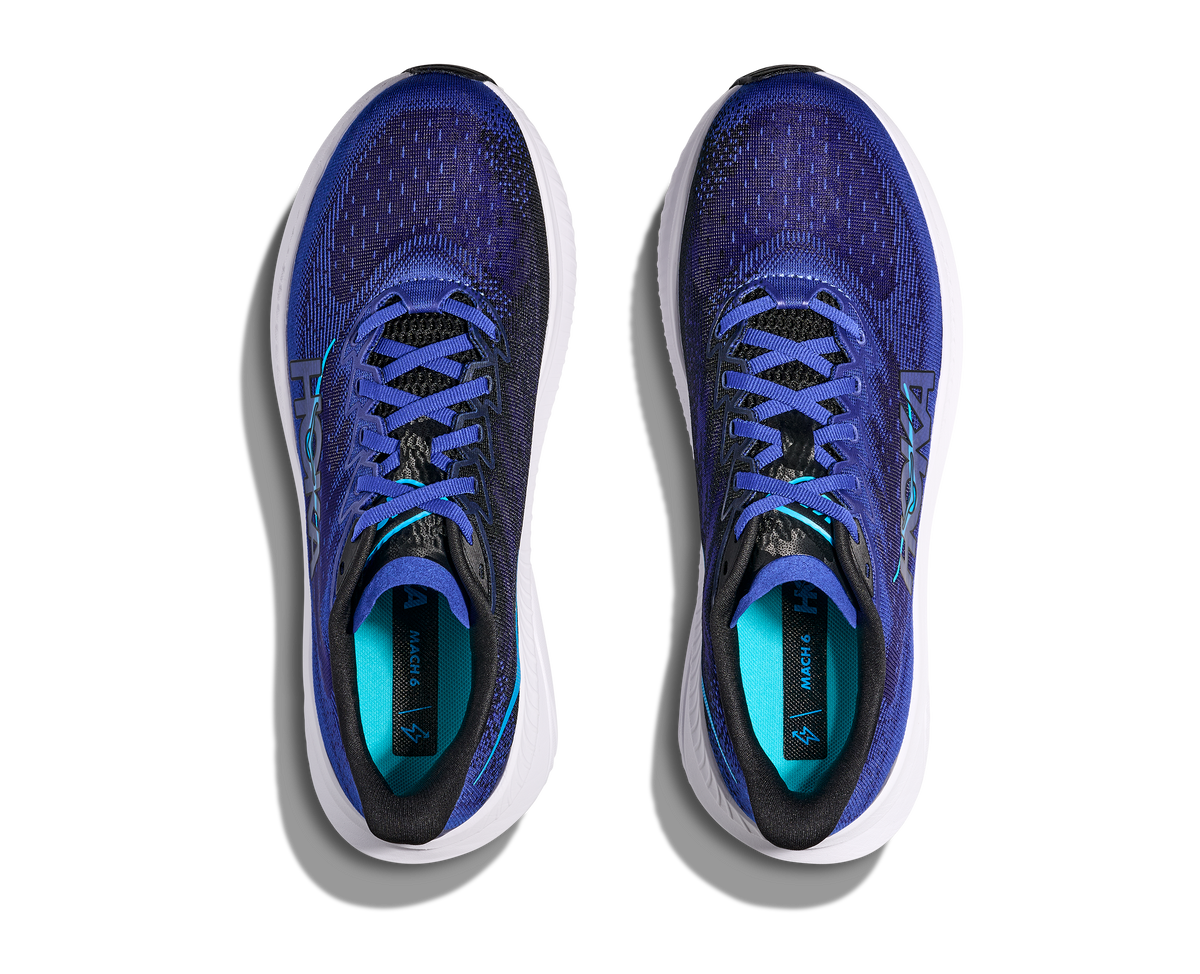 HOKA Men's Mach 6 - BLACK / NIGHT SKY (Wide)