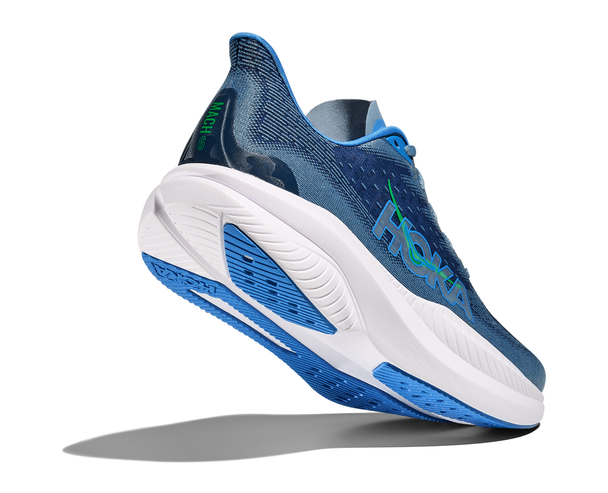 HOKA Men's Mach 6 - DOWNPOUR / THUNDER CLOUD (Wide)
