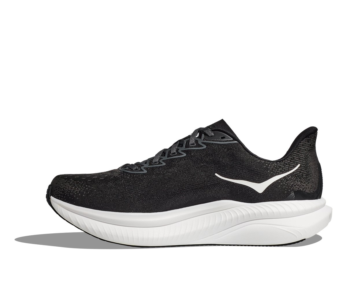 HOKA Women's Mach 6 - BLACK / WHITE