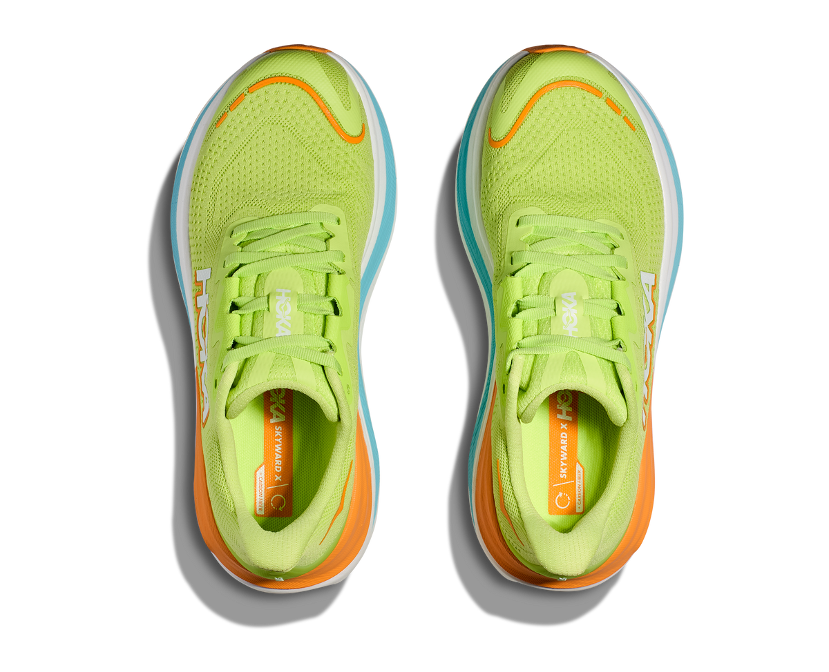 HOKA Men's Skyward X - LETTUCE / CLOUDLESS