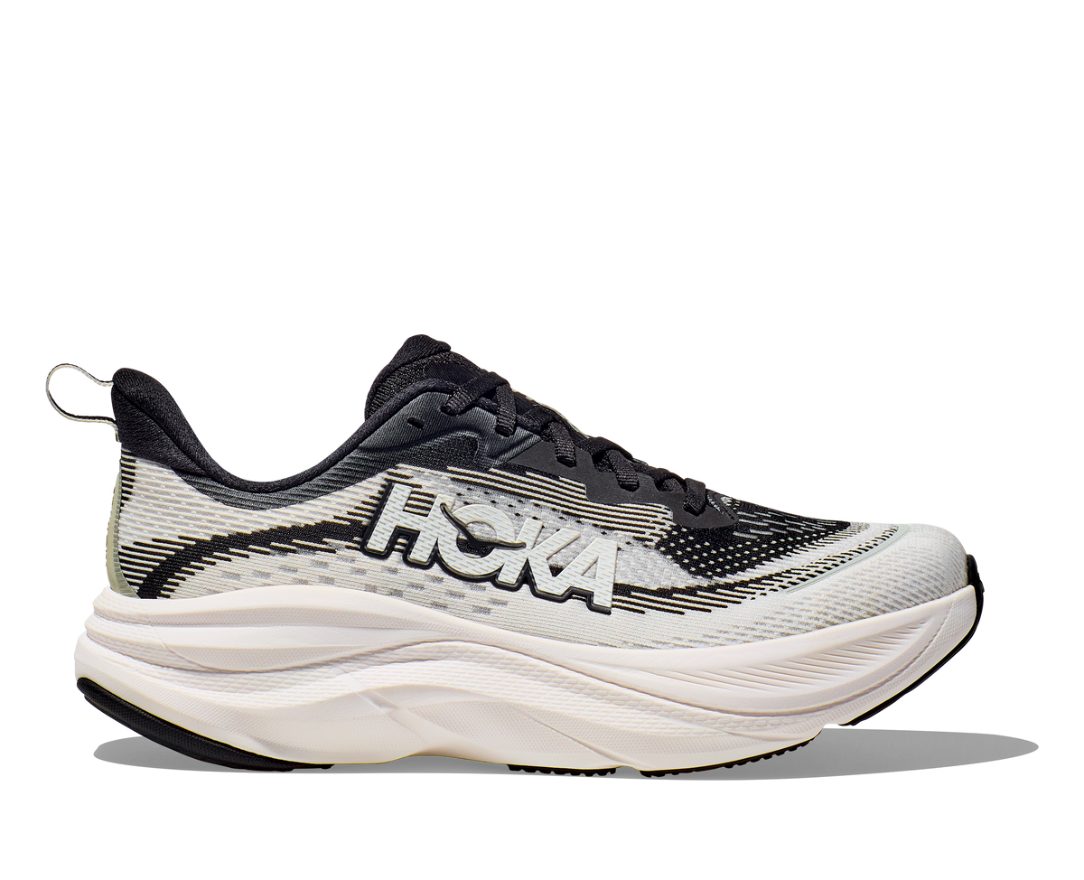 HOKA Women's Skyflow - BLACK / WHITE