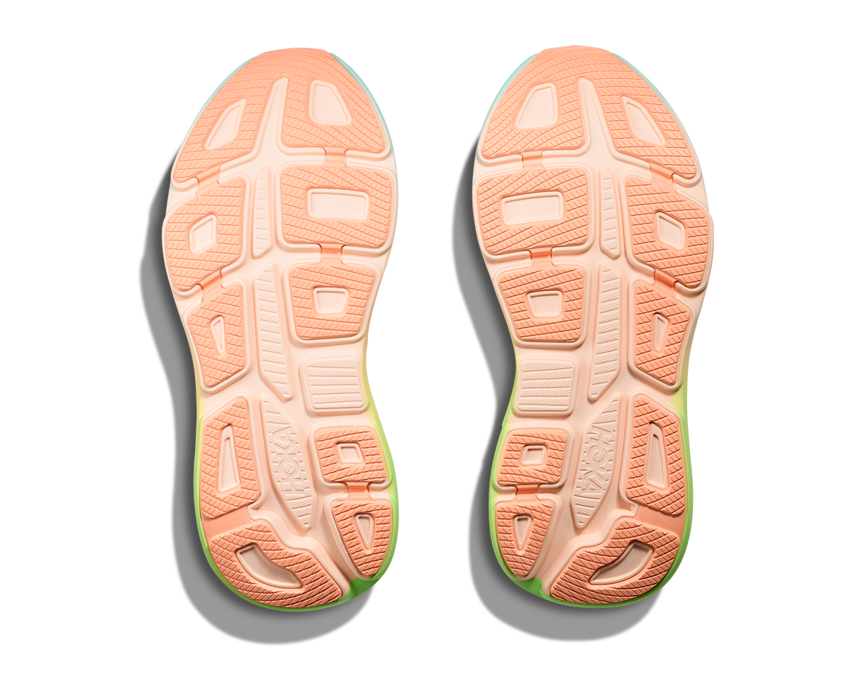 HOKA Women's Bondi 9 - FROST / PALE TANGERINE