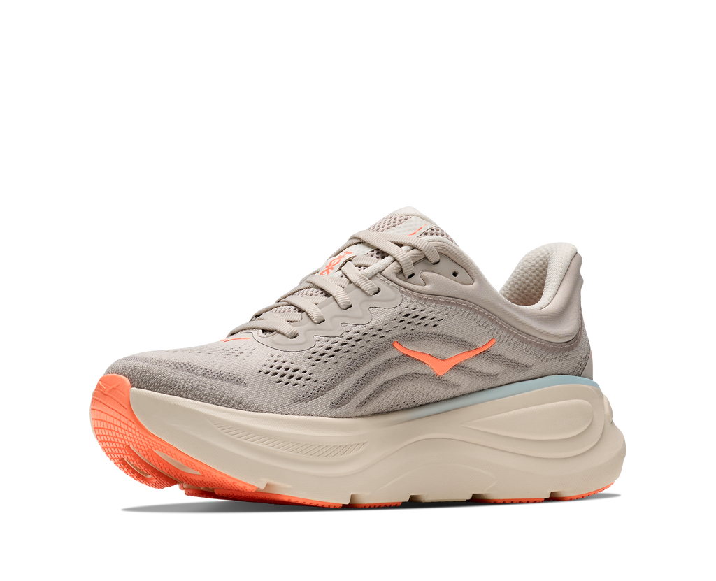 HOKA Women's Bondi 9 - RIVER ROCK GREY / MINERAL ORE (Extra Wide)