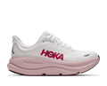 HOKA Women's Bondi 9 - WHITE / PINK OPAL (Wide)