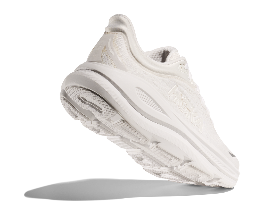 HOKA Women's Bondi 9 - WHITE / WHITE (Wide)