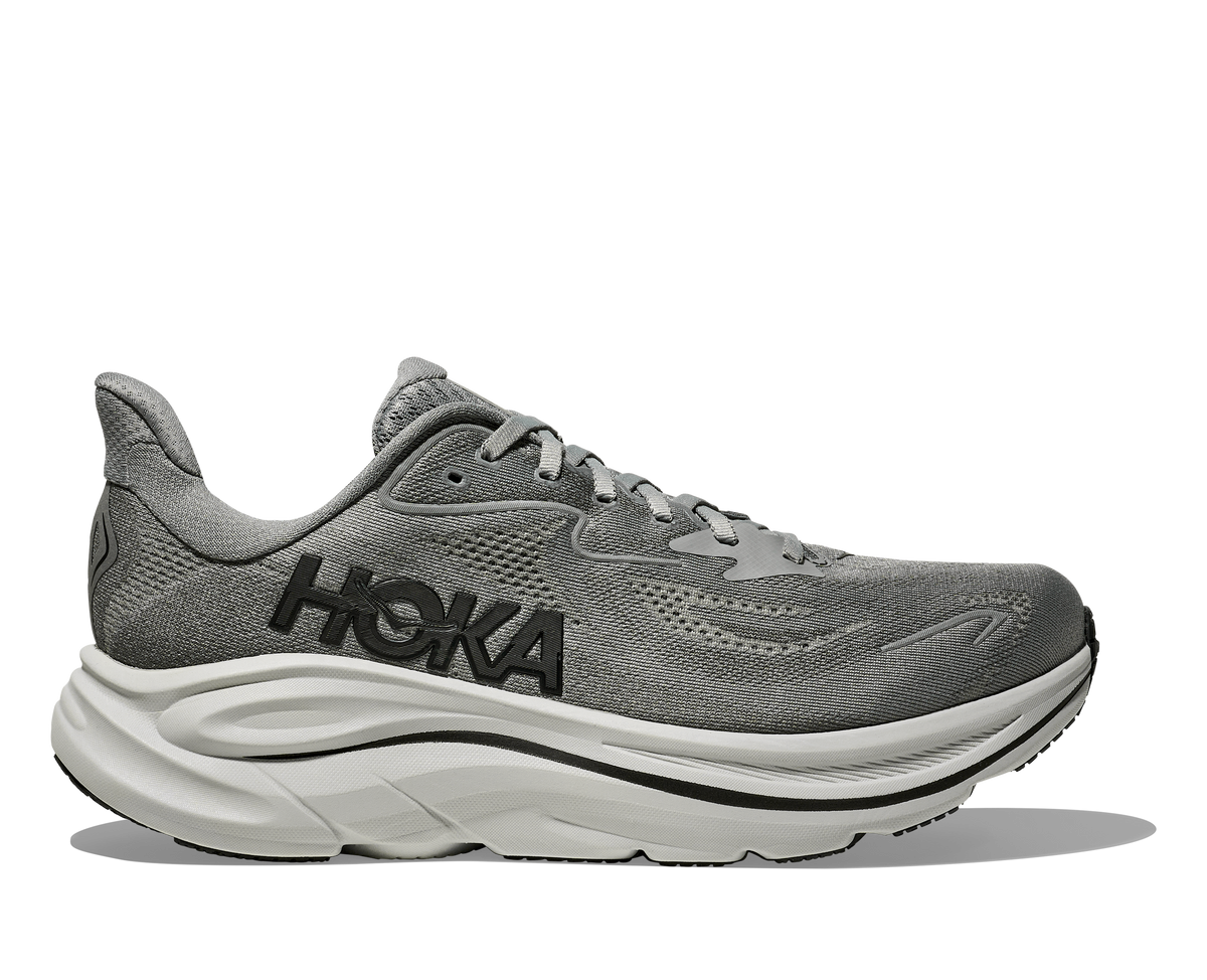 HOKA Men's Clifton 10 - GALACTIC GREY / ASTEROID (Wide)