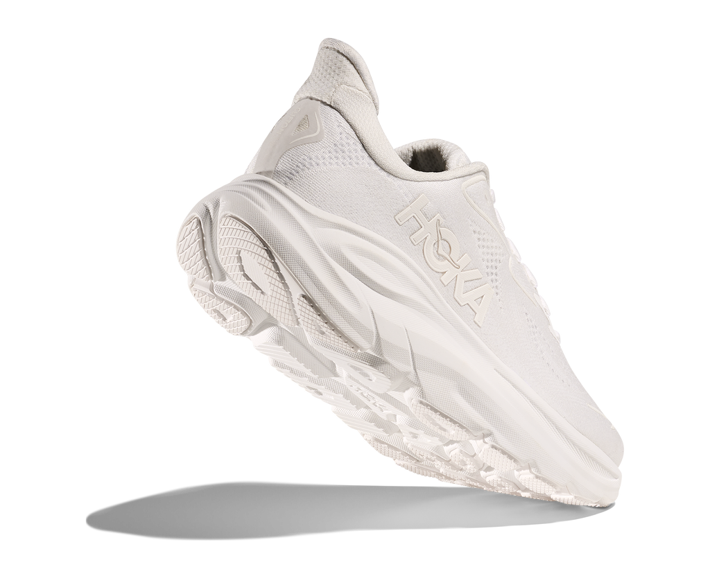 HOKA Women's Clifton 10 - WHITE / WHITE (Wide)