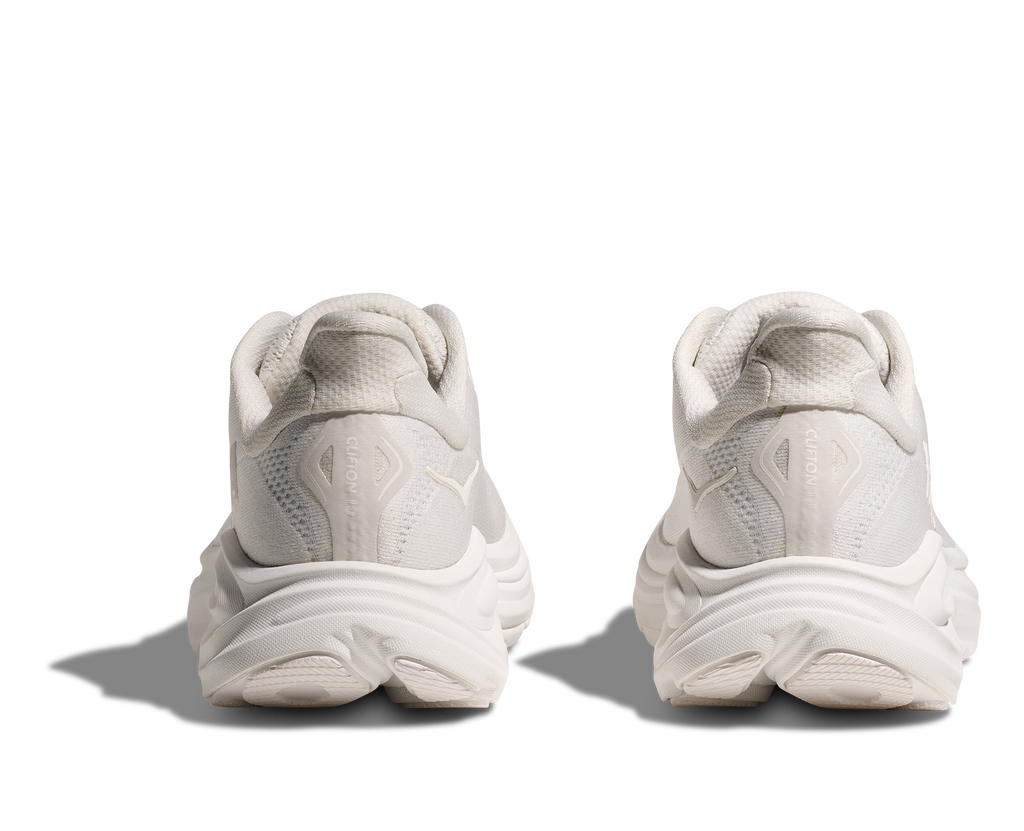 HOKA Women's Clifton 10 - WHITE / WHITE (Wide)