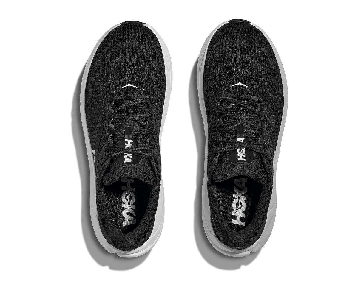 HOKA Women's Arahi 8 - BLACK / WHITE (Wide)