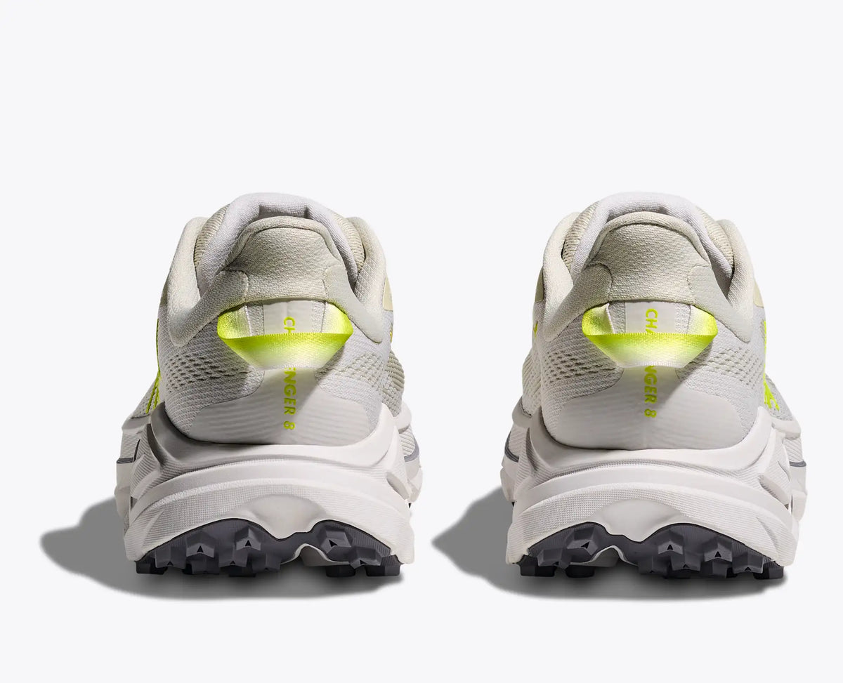 HOKA Men's Challenger 8 - WHITE / NEON HOKA CITRUS