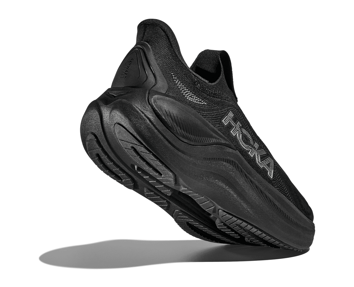 HOKA Men's Skyward Laceless - BLACK / BLACK