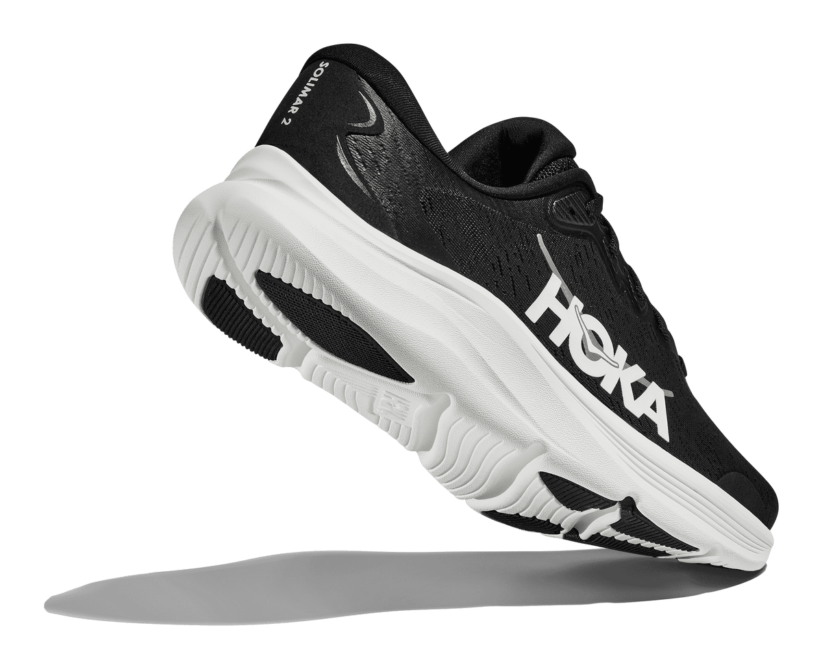 HOKA Women's Solimar 2 - BLACK / WHITE