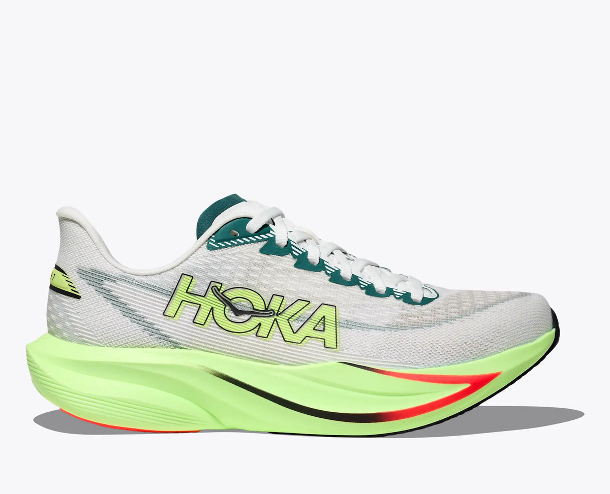 HOKA Women's Mach 7 - FROST / NEON YUZU