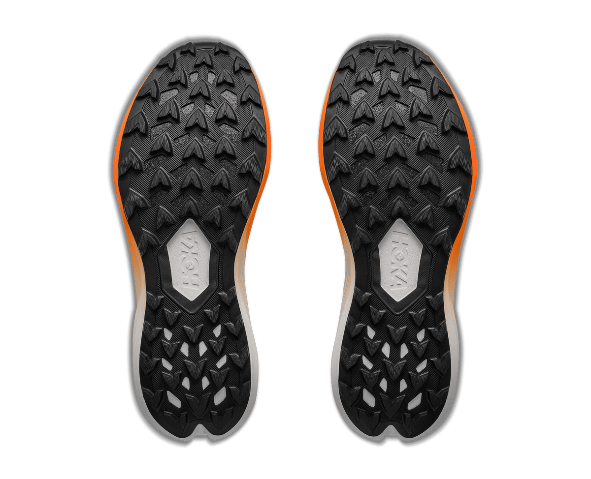HOKA Women's Zinal 3 - FROST / NEON TANGERINE