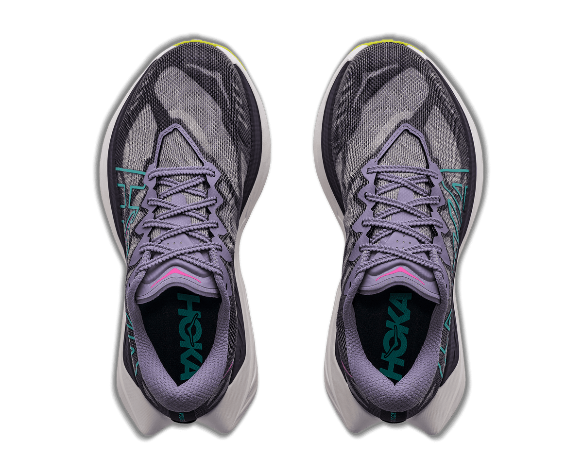 HOKA Women's Rocket X Trail - PURPLE FOG / HOKA CITRUS