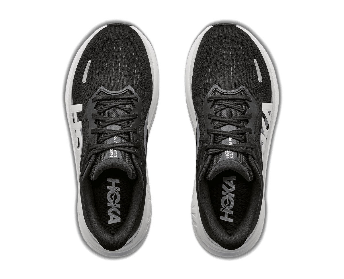HOKA Men's Clifton Pro - BLACK / COSMIC GREY