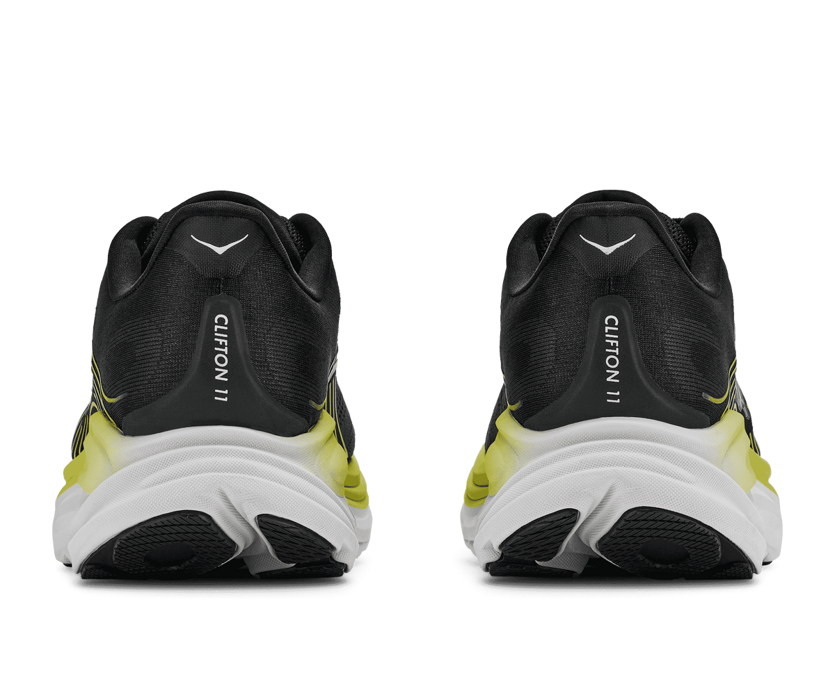 HOKA Men's Clifton 11 - BLACK / COSMIC GREY