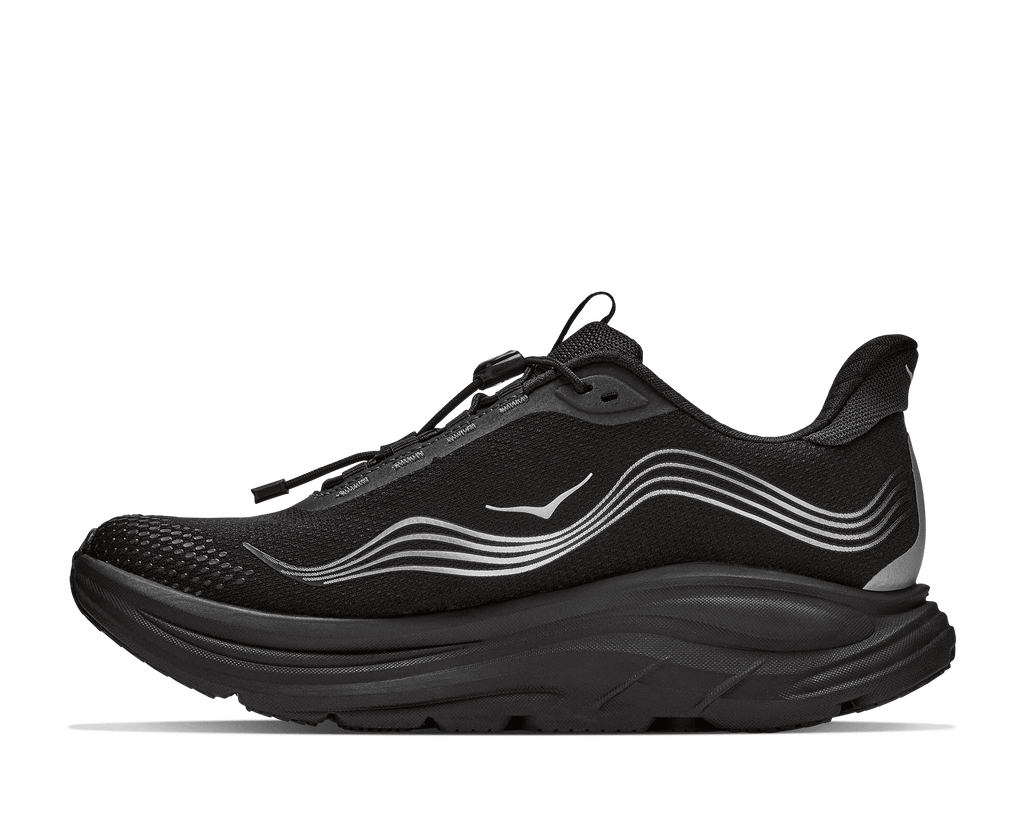 HOKA Men's Clifton 11 GTX - BLACK / BLACK