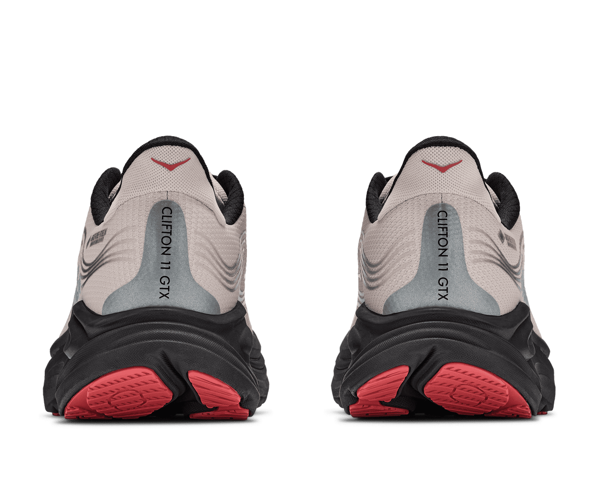 HOKA Men's Clifton 11 GTX - RIVER ROCK GREY / CARBON BLACK