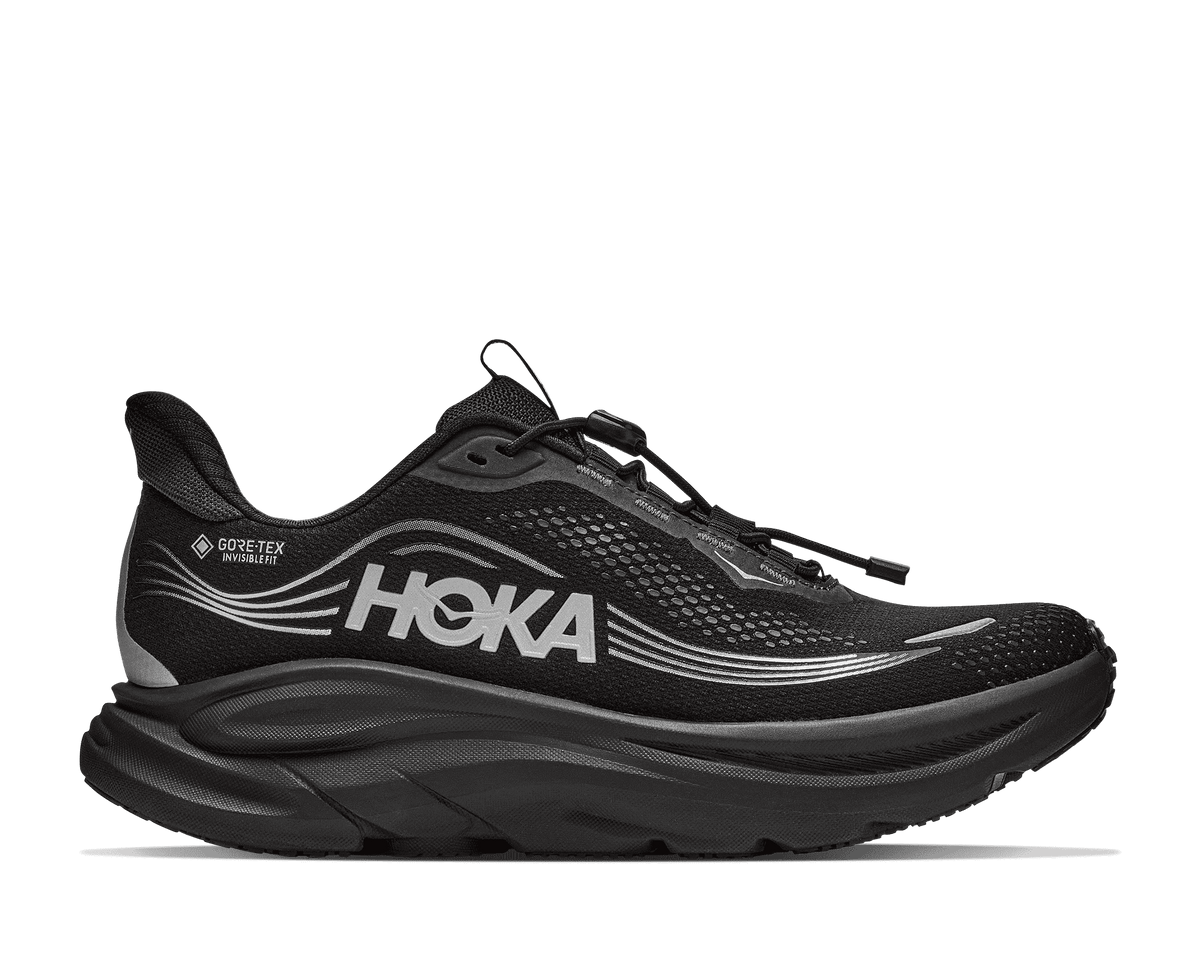 HOKA Women's Clifton 11 GTX - BLACK / BLACK