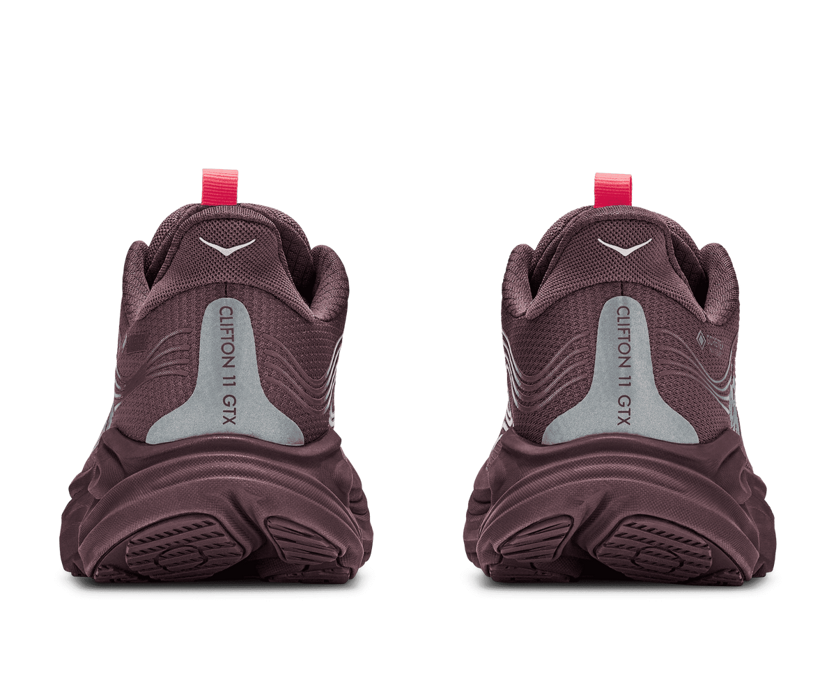 HOKA Women's Clifton 11 GTX - SMOKY QUARTZ / DEEP MAUVE