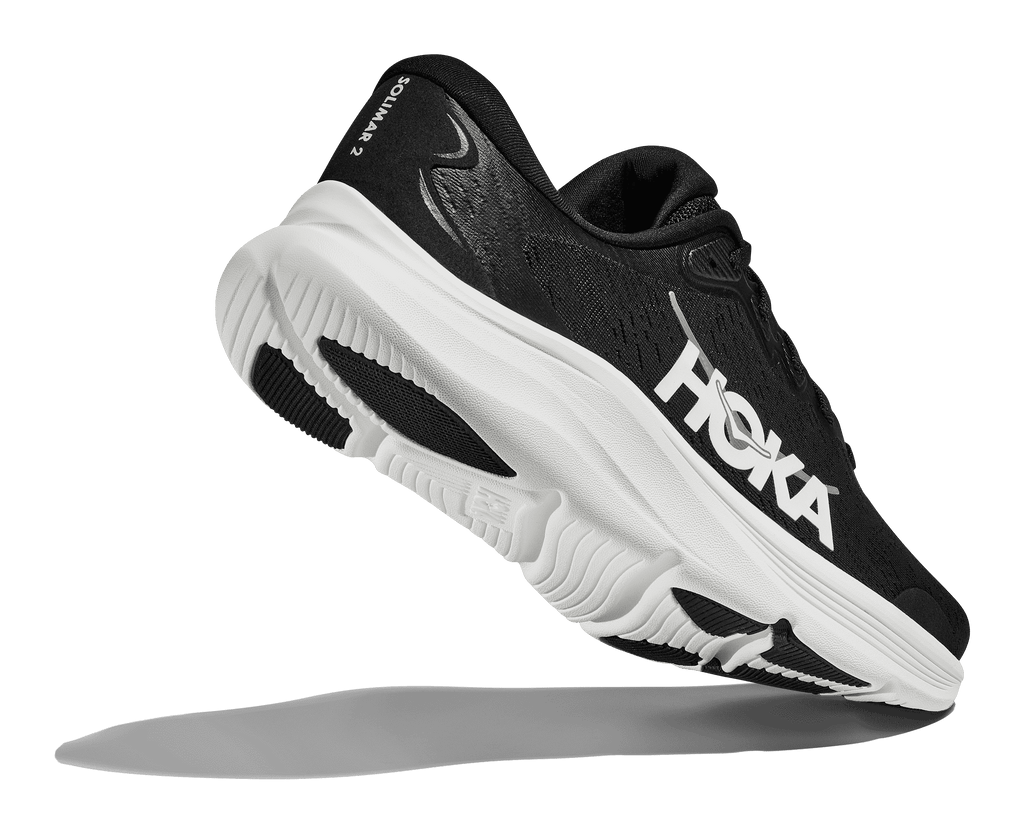 HOKA Women's Solimar 2 - BLACK / WHITE (Wide)