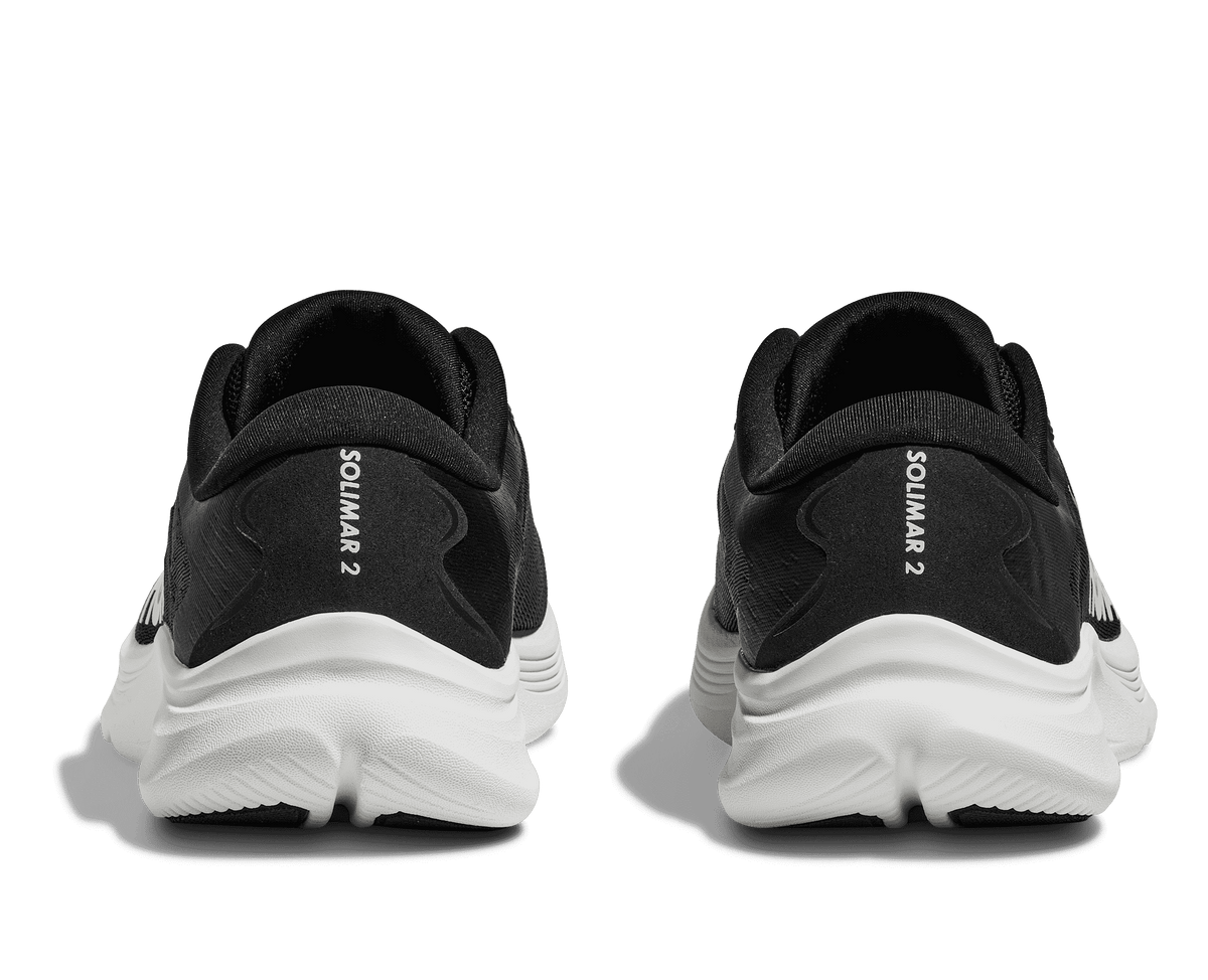 HOKA Women's Solimar 2 - BLACK / WHITE (Wide)