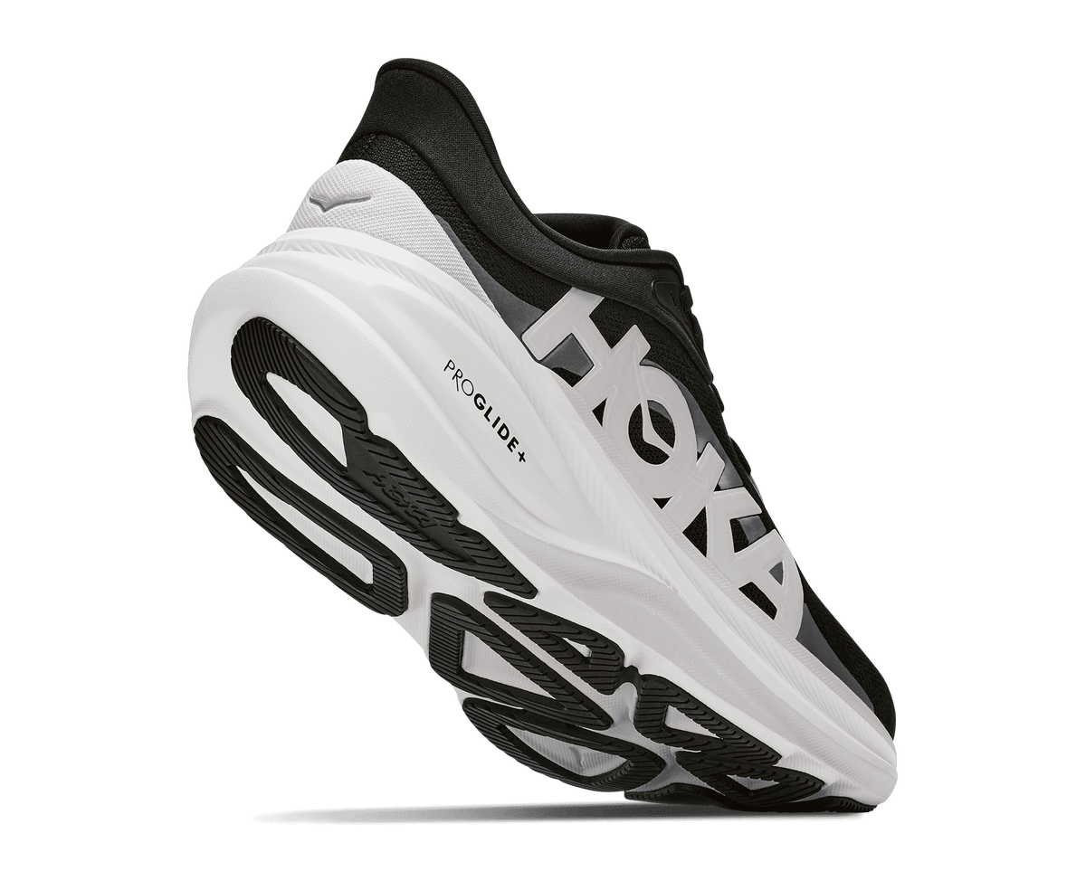 HOKA Men's Clifton Pro - BLACK / COSMIC GREY (Wide)