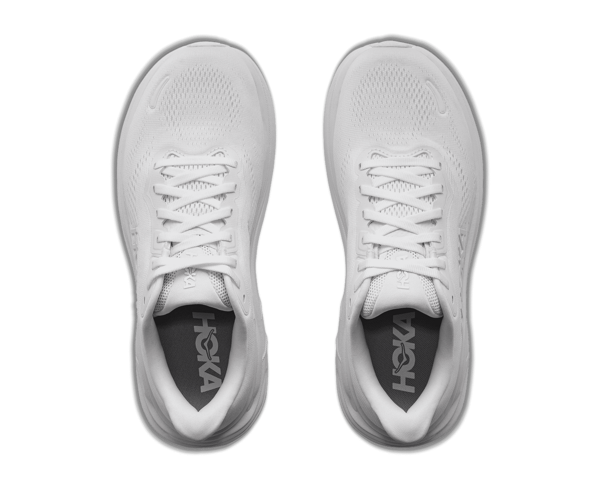 HOKA Men's Clifton 11 - WHITE / WHITE (Wide)
