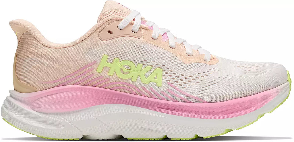 HOKA Women's CLIFTON 11 WIDE - TANGERINE GLOW / WHITE