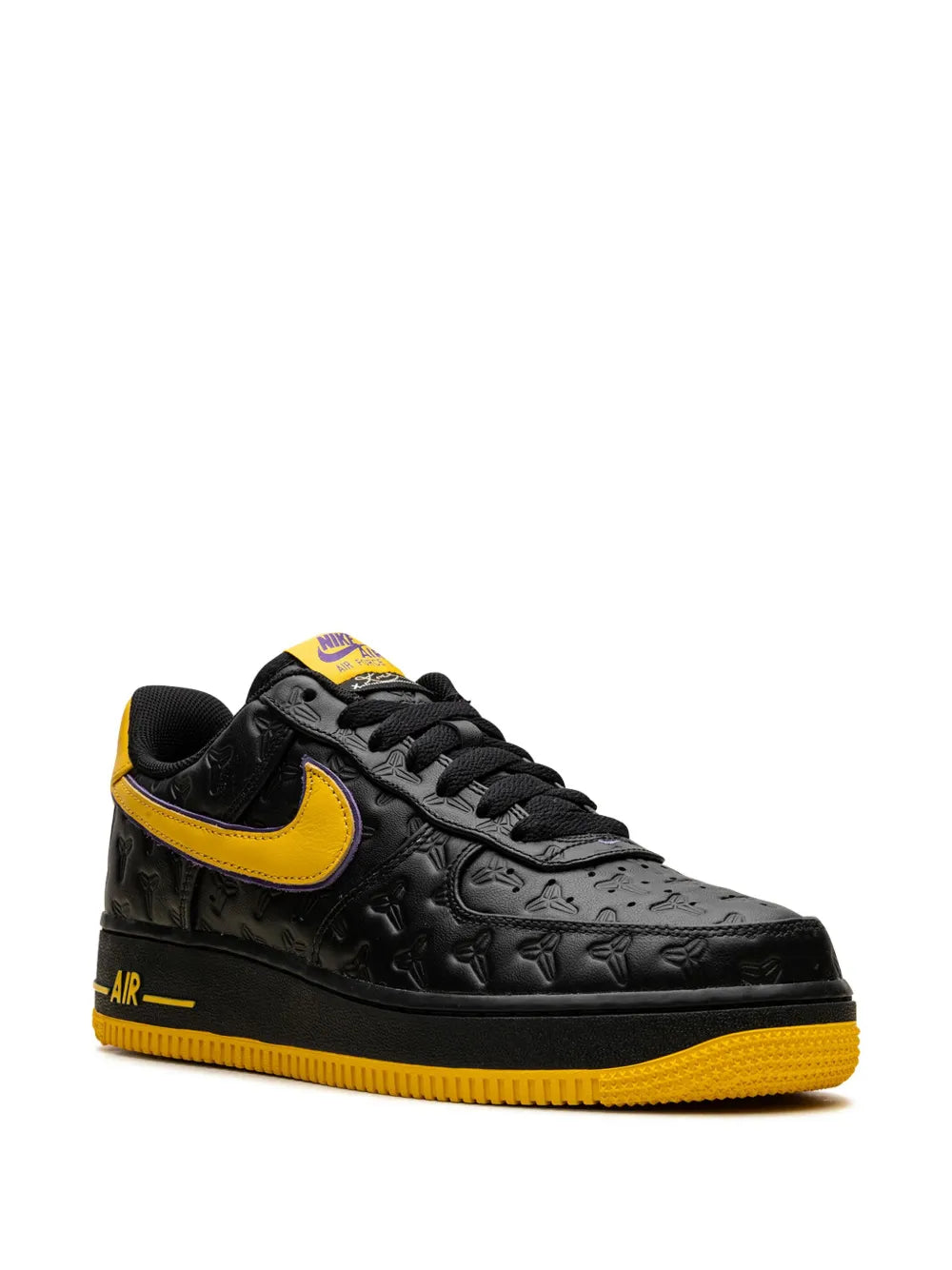 Nike X Kobe Bryant Air Force 1 Low Lakers Away - Black/Varsity Maize/Varsity Purple Sneakers