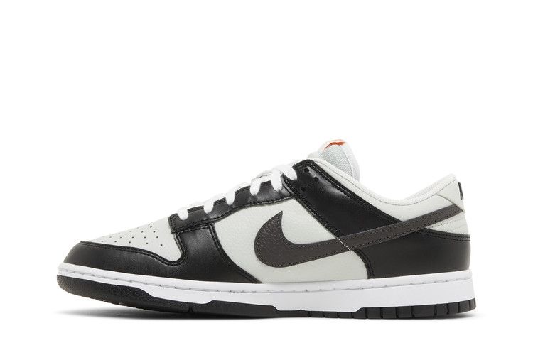 Nike Dunk Low Black Total Orange Mini Swoosh