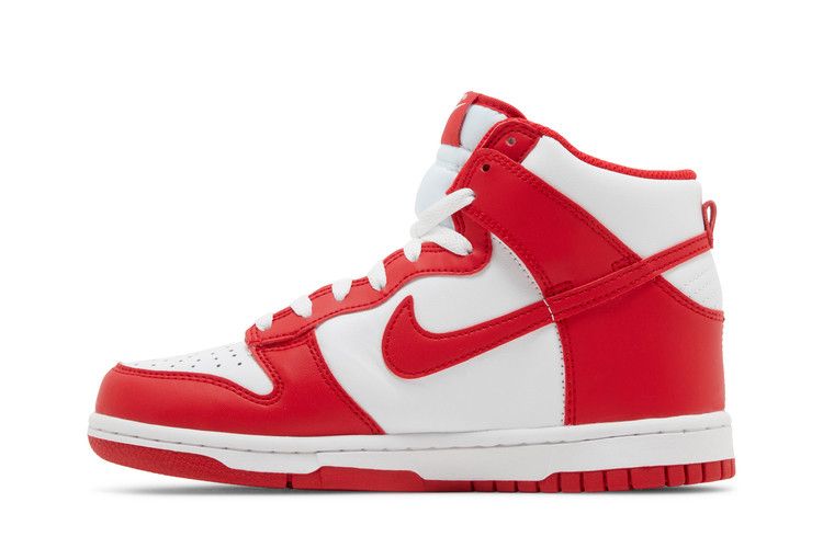 Nike Dunk High Championship White Red (Red Tongue Tag) (GS)
