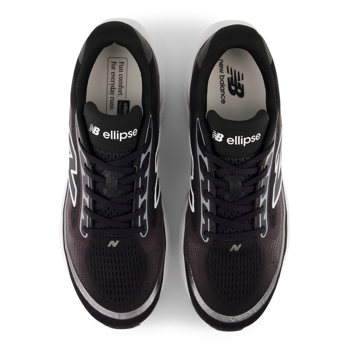 New Balance Mens Ellipse - FADED BLACK (Extra Wide)